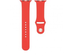 Connect Watch 42/44/45mm Silicone Loop Watch Strap (140mm M/L) Raudona