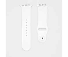 Siksniņa Connect Watch 42/44/45mm Silicone Loop Watch Strap (S/M 110mm) Baltas