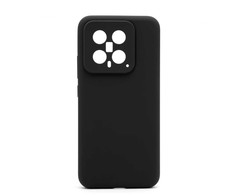 Connect Xiaomi 14 Premium Quality Magnetic Soft Touch Silikoninis dėklas Juodas