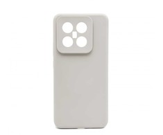 Connect Xiaomi 14 Pro Premium Quality Magnetic Soft Touch Silikoninis dėklas Pilkas
