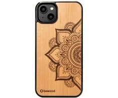 Bewood Mandala Apple Tree Wooden Apple iPhone 14 Plus - dėklas telefonui šviesiai rudos spalvos