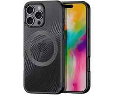 Dux Ducis dėklas AIMO MAG compatible su MagSafe skirtas Apple iPhone 16 Pro juodos spalvos