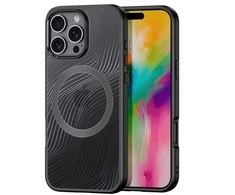 Dux Ducis dėklas AIMO MAG compatible su MagSafe skirtas Apple iPhone 16 Pro Max juodos spalvos