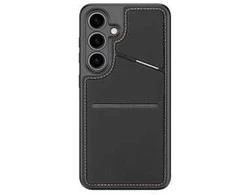 Dux Ducis dėklas RAFI II MAG su stoveliu suderinamas su MagSafe skirtas Samsung Galaxy S24 Plus juodos spalvos