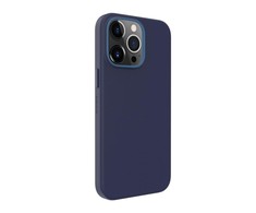 Dėklas Evelatus Apple iPhone 13 Pro Genuine Leather case with MagSafe Mėlyna