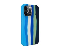 Dėklas Evelatus Apple iPhone 13 Pro Silicone case Multi-Colored Mėlyna