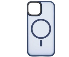 Dėklas Evelatus Apple iPhone 14 Pro Max Hybrid Case With MagSafe PC+TPU Mėlyna