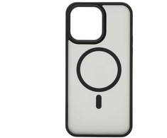 Dėklas Evelatus Apple iPhone 14 Pro Max Hybrid Case With MagSafe PC+TPU Juodas