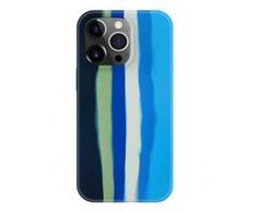 Dėklas Evelatus Apple iPhone 14 Pro Max Silicone case Multi-Colored Mėlyna