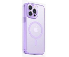 Dėklas Evelatus Apple iPhone 14 Pro Max Hybird Case Whith Magsafe and Camera Protection PC+TPU Violetinė