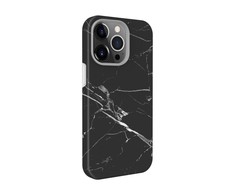 Dėklas Evelatus iPhone 14 Pro Premium Silikona Aizsardzības Vāks Ar Druku Melns