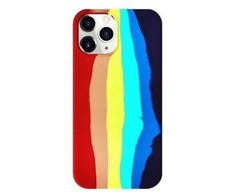 Dėklas Evelatus Apple iPhone 14 Pro Silicone case Multi-Colored Rainbow