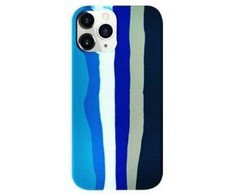 Dėklas Evelatus Apple iPhone 14 Pro Silicone case Multi-Colored Mėlyna