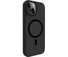 Dėklas Evelatus Apple iPhone 15 Hybird Case With Magsafe PC+TPU Juodas