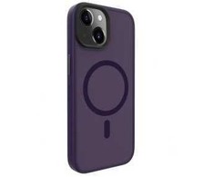 Dėklas Evelatus Apple iPhone 15 Hybird Case With Magsafe PC+TPU Deep Violetinė