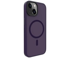 Dėklas Evelatus Apple iPhone 15 Hybird Case With Magsafe PC+TPU Deep Violetinė