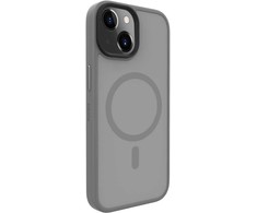 Dėklas Evelatus Hibrīdā MagSafe korpuss iPhone 15 Dubultā slāņa PC + TPU ar iebūvētu magnētisko gredzenu triecienizturīgai aizsardzībai Sudraba