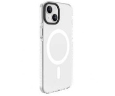 Dėklas Evelatus Apple iPhone 15 Plus Clear Case PC+TPU With MagSafe Transparent