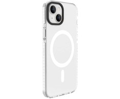 Dėklas Evelatus Apple iPhone 15 Plus Clear Case PC+TPU With MagSafe Transparent