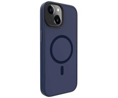 Dėklas Evelatus Apple iPhone 15 Plus Hybird Case With Magsafe PC+TPU Dark Mėlyna