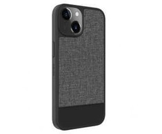 Dėklas Evelatus Apple iPhone 15 Plus Plactic Leather Magsafe Back Cover Gray