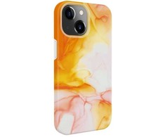 Dėklas Evelatus iPhone 15 Premium silikona lieta ar drukāto dizainu Oranža