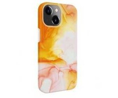 Dėklas Evelatus iPhone 15 Premium silikona lieta ar drukāto dizainu Oranža
