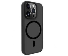 Dėklas Evelatus Apple iPhone 15 Pro Hybird Case With Magsafe PC+TPU Juodas