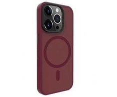 Dėklas Evelatus Apple iPhone 15 Pro Hybird Case With Magsafe PC+TPU Plum
