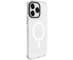 Dėklas Evelatus Apple iPhone 15 Pro Max Clear Case PC+TPU With MagSafe Transparent