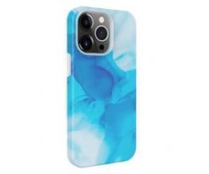 Dėklas Evelatus iPhone 15 Pro Max Premium Silikona Vāks Ar Pielāgotu Druku Zils