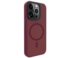 Dėklas Evelatus Apple iPhone 15 Pro Max Hybird Case With Magsafe PC+TPU Plum