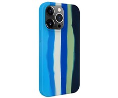 Dėklas Evelatus Apple iPhone 15 Pro Max Silicone case Multi-Colored Mėlyna