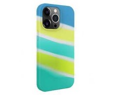 Dėklas Evelatus Apple iPhone 15 Pro Max Silicone case Multi-Colored Geltona Žalias