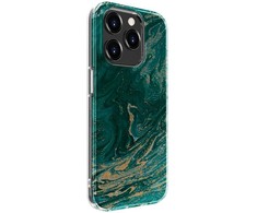 Dėklas Evelatus Apple iPhone 15 Pro Max PC Customized Print Design Marble Turquoise