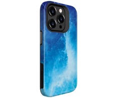 Dėklas Evelatus Apple iPhone 15 Pro Max Armor case TPU+PC Customized Print Design Galaxy Mėlyna