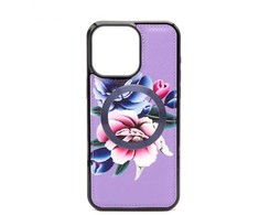 Dėklas Evelatus Apple iPhone 15 Pro Max Wallet and Slim Cover Case Violetinė