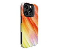 Dėklas Evelatus Armor Case priekš iPhone 15 Pro Max TPU + PC Divslāņu Personalizēts Dzeltena Oranža Druka Šoka Izturīga Cieta Aizsardzība