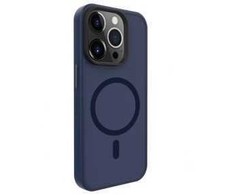Dėklas Evelatus Apple iPhone 15 Pro Max Hybird Case With Magsafe PC+TPU Dark Mėlyna