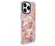 Dėklas Evelatus iPhone 15 Pro Max PC+TPU ar MagSafe Pielāgota Druka Rozā