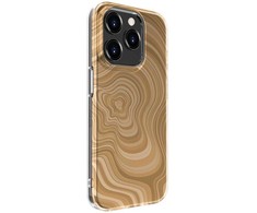 Dėklas Evelatus Apple iPhone 15 Pro PC Customized Print Design Desert Gold