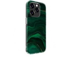 Dėklas Evelatus Apple iPhone 15 Pro PC Customized Print Design Marble Žalias
