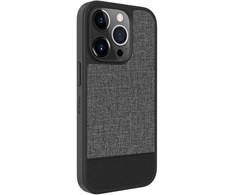 Dėklas Evelatus Apple iPhone 15 Pro Plactic Leather Magsafe Back Cover Gray