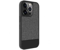 Dėklas Evelatus Apple iPhone 15 Pro Plactic Leather Magsafe Back Cover Gray