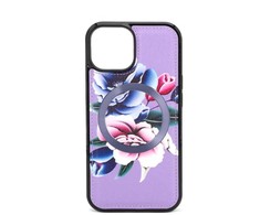 Dėklas Evelatus Apple iPhone 15 Wallet and Slim Cover Case Violetinė
