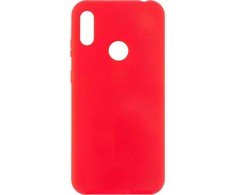 Dėklas Evelatus Huawei Y6 2019 Soft Touch Silicone Raudona