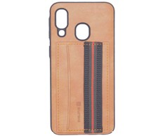 Dėklas Evelatus Samsung A40 Cubit Plastic Brown