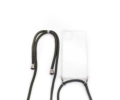 Dėklas Evelatus Samsung S10 Case with rope Žalias Transparent