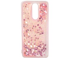 Dėklas Evelatus Xiaomi Redmi 8 Shining Quicksand Case Rožinė