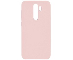 Dėklas Evelatus Xiaomi Redmi 9 Soft Touch Silicone rusvai gelsvas